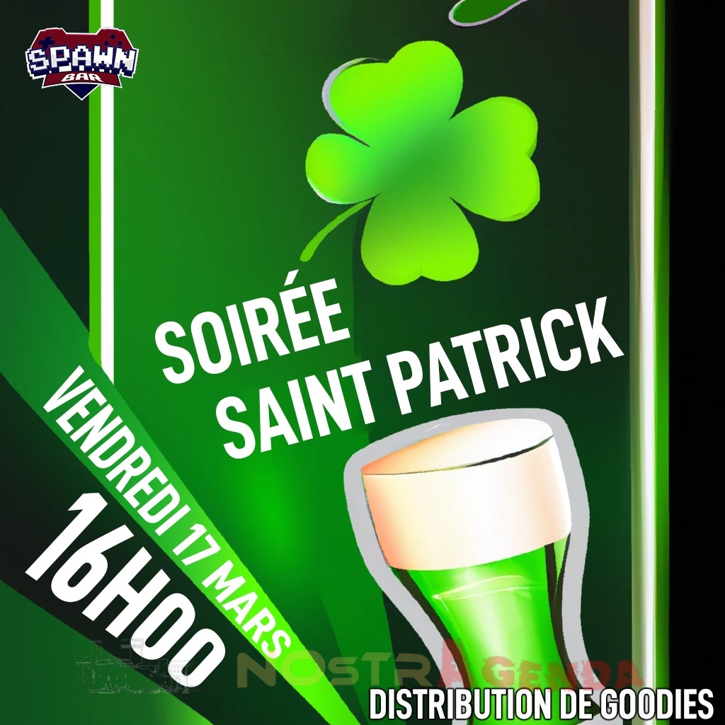 soirée saint patrick spawn bar Salon