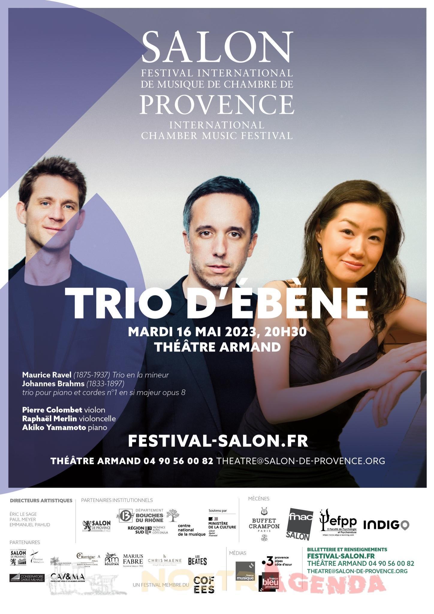 Concert : Trio d'Ebène Théâtre municipal Armand Salon