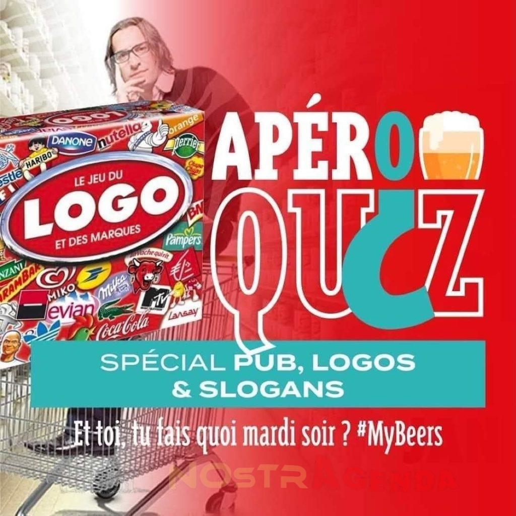 Apero Quizz spécial pub, logos et slogans