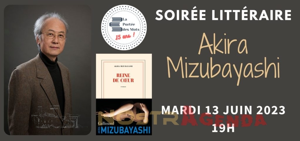 Soirée littéraire - Akira Mizubayashi Librairie La portée des mots