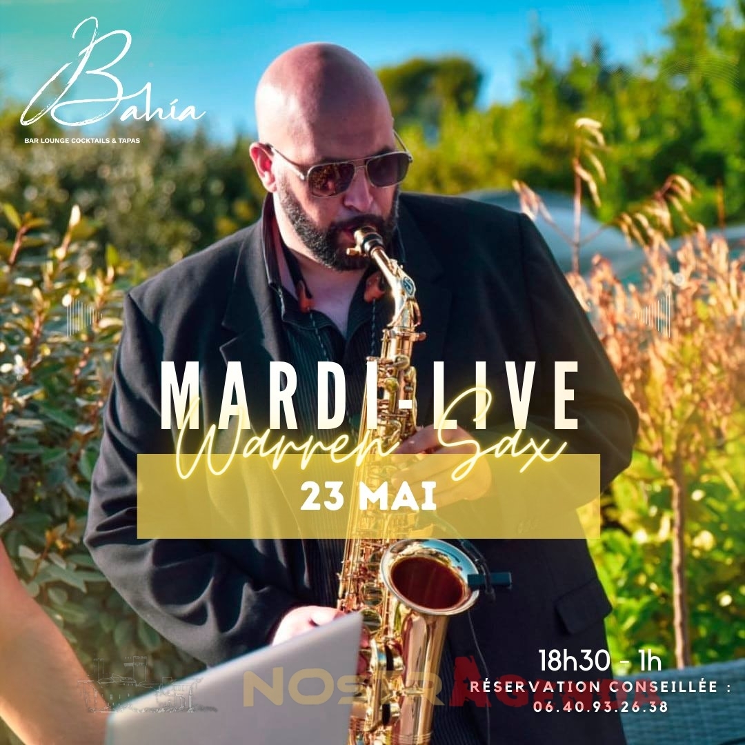 mardi live Bahia Salon Warren Sax