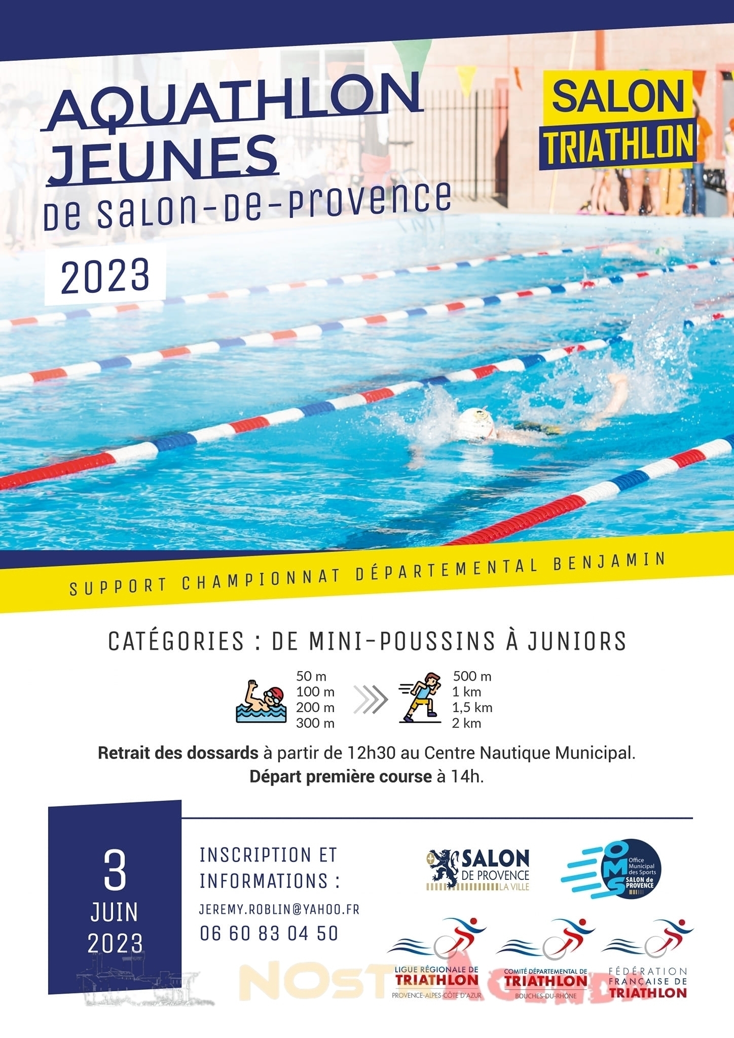 Aquathlon jeunes Agenda Sport Salon de Provence Nostragenda