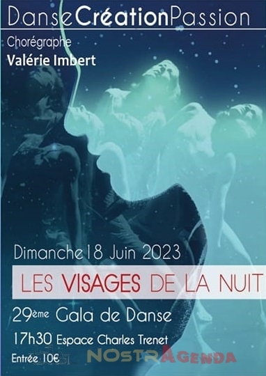 Les visages de la nuit 29ème Gala de Danse Danse création Passion Salon-de-Provence Spectacle agenda Nostragenda