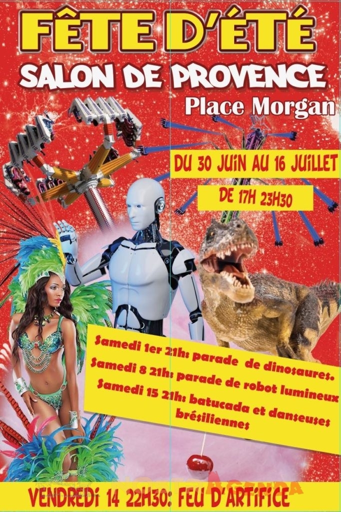 Fête Foraine Estivale Salon de Provence Nostragenda Agenda