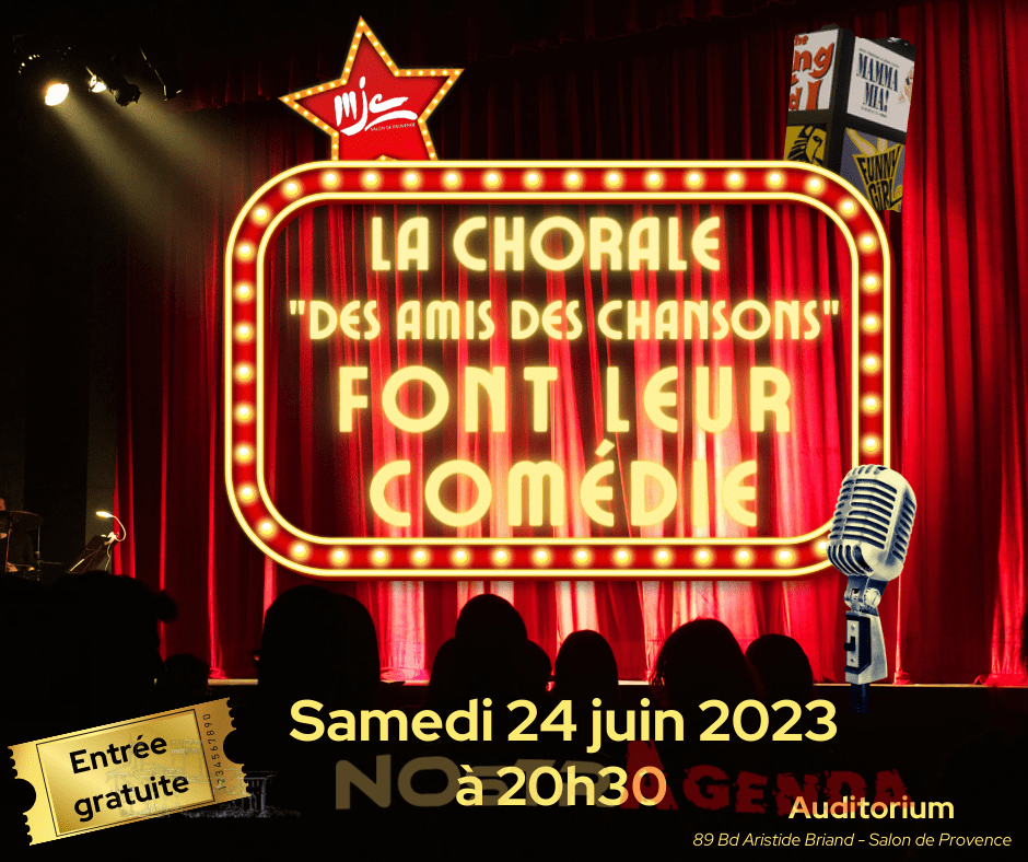 La chorale "des amis des chansons" font leur comédie Nostragenda