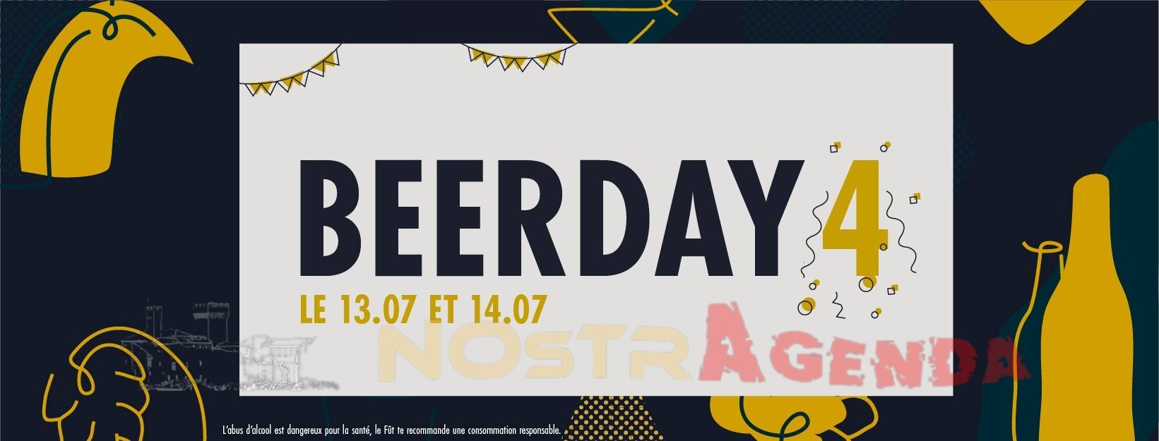 BEERDAY 4 aU FUT 1 0 MESURE sALON DE pROVENCE dj Soirées mix week-end agenda sorties Nostragenda Place Morgan