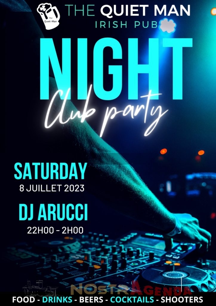 Soirée DJ - Quiet Man Salon Soirées Agenda Nostragenda week-end ce soir ou sortir