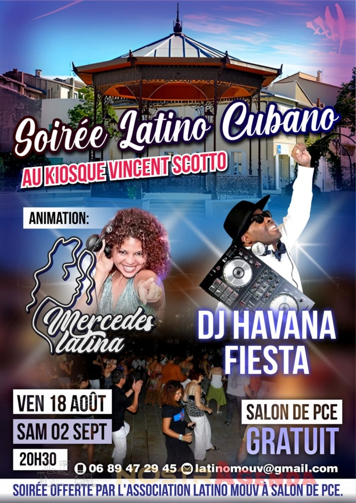 Nostragenda Soirée Latino Cubano Salon-de-Provence