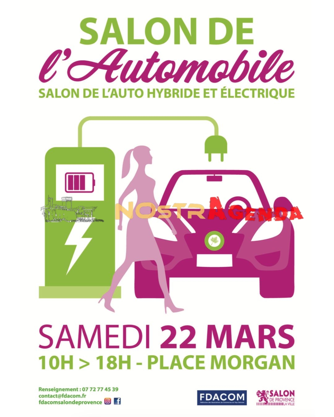 Salon de l’Automobile Hybride et Électrique 2025 Place Morgan Salon FDACOM Nostragenda