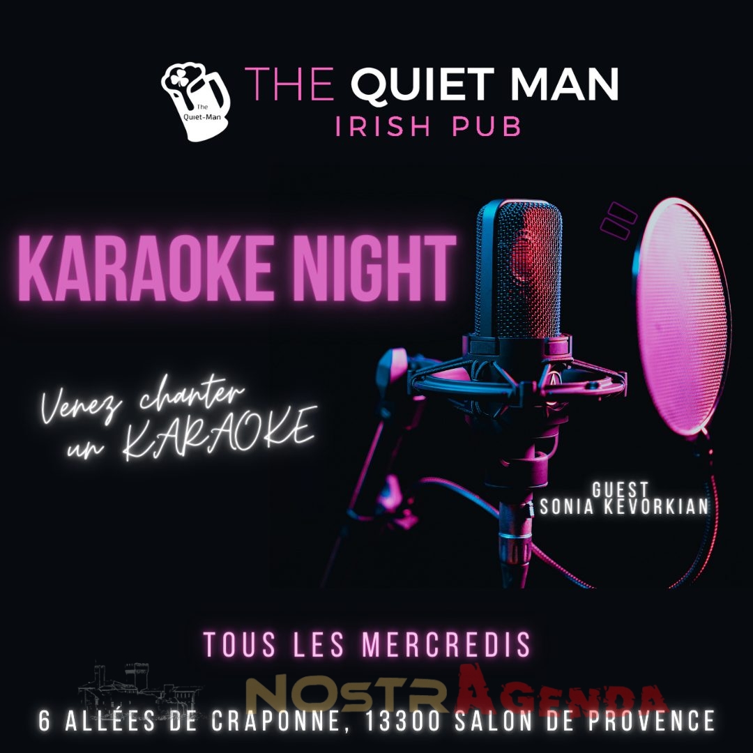 karaoke_quiet_man_mercredi Nostragenda agenda soirée Salon-de-Provence