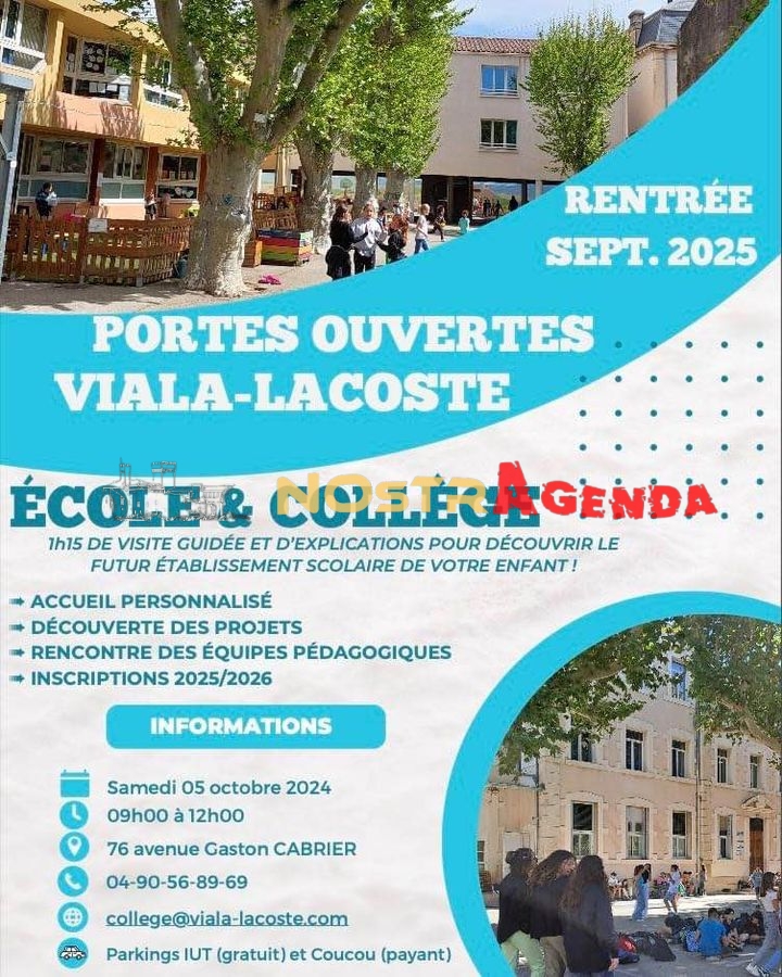 portes ouvertes viala lacoste 05 oct 2024 Salon-de-Provence agenda Nostragenda