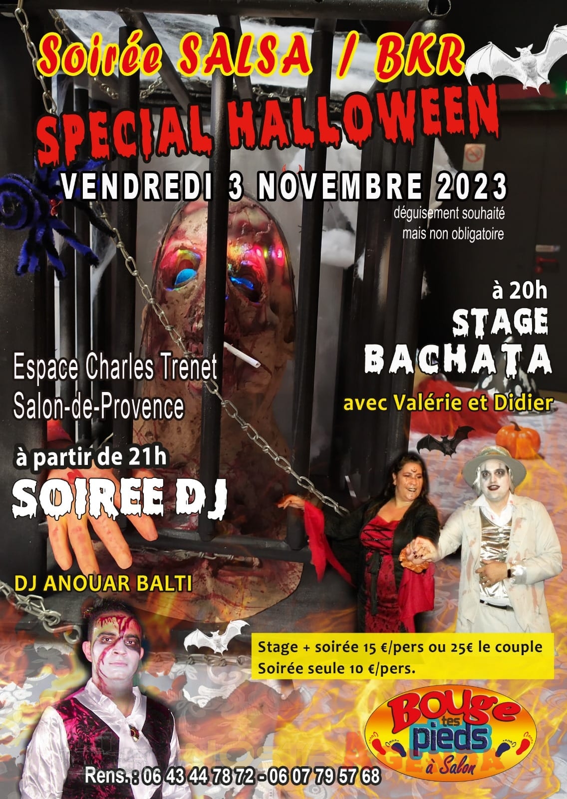 Soirée Halloween - Bouge tes pieds Salon Nostragenda