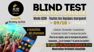 Blind Test interactif par Buzzy Quiz
🎶 4 manches de 60 chansons
🎶 1 télécommande par équipe
🎶 plein de cadeaux à gagner pour les meilleurs