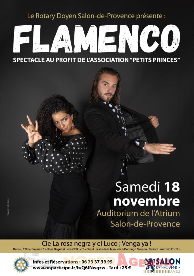 Spectacle Danse Flamenco - Rotary doyen Salon - Nostragenda