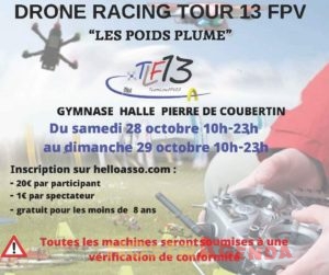 Compétition drone racing Indoor "Les Poids Plume" Salon-de-Provence