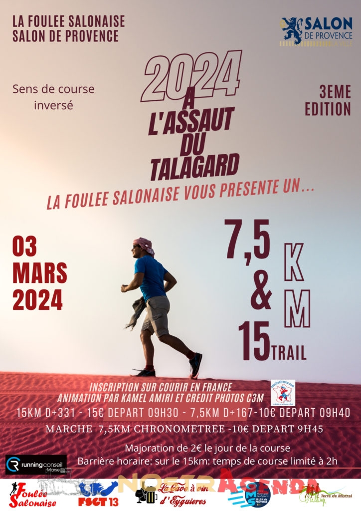 A l'assaut du Talagard salon de provence Nostragenda sport sorties 2024