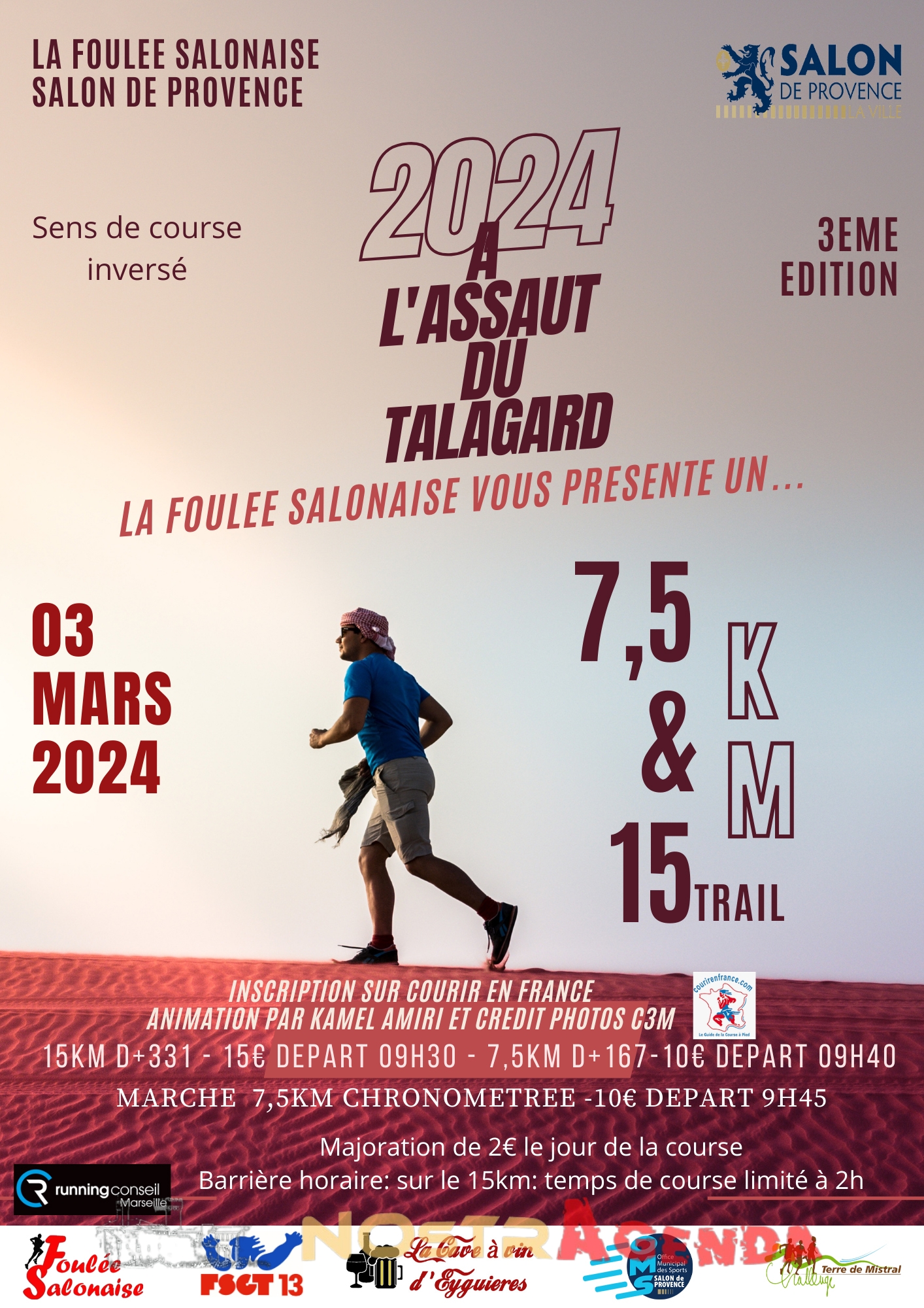 A l'assaut du Talagard salon de provence Nostragenda sport sorties 2024