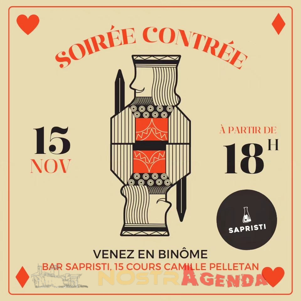 soirée contrée Bar Sapristi Salon de Provence agenda soirée Nostragenda