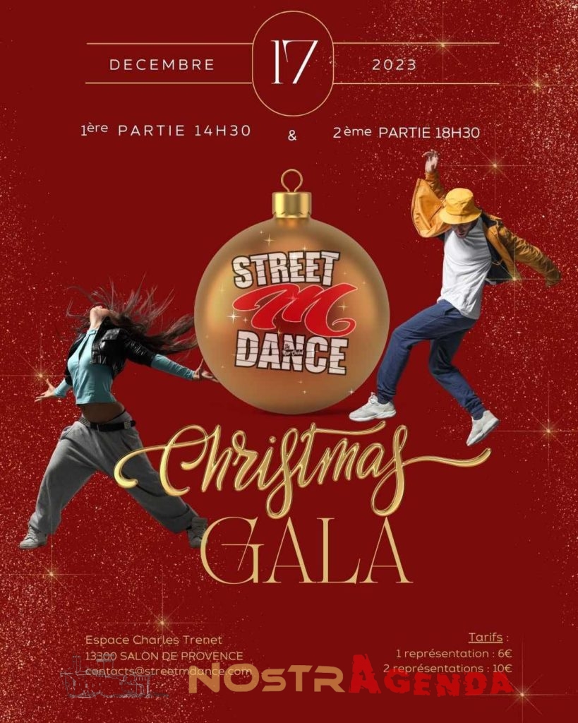 Christmas Gala Street M Dance Salon-de-Provence Agenda sorties Nostragenda