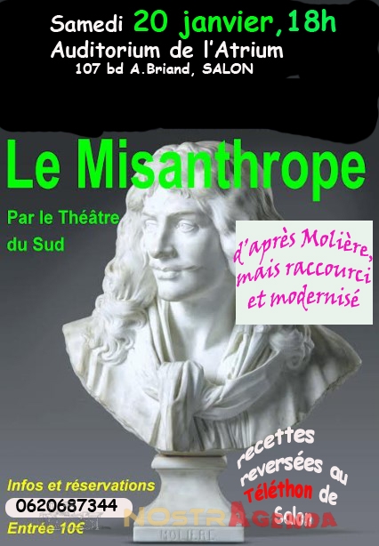 Le Misanthrope Salon agenda Nostragenda