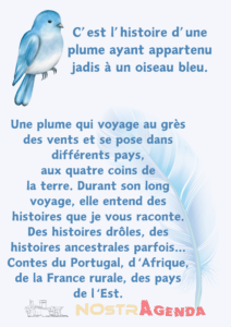 Les contes de la plume bleue MJC Salon Nostragenda