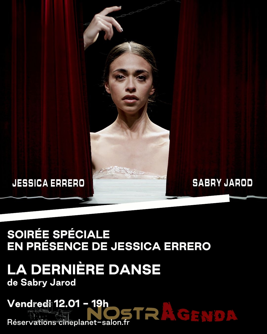 Soirée spéciale : La dernière danse - Cinéplanet Salon en présence de Jessica Errero AGENDA Nostragenda Salon de Provence