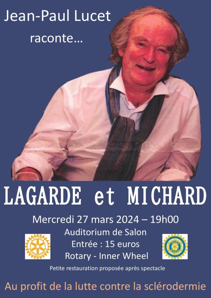 Lagarde et Michard 27 mars auditorium Salon agenda Nostragenda