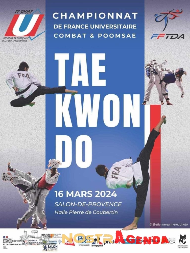 Championnat de France Universitaire de Taekwondo Salon agenda Sport Nostragenda