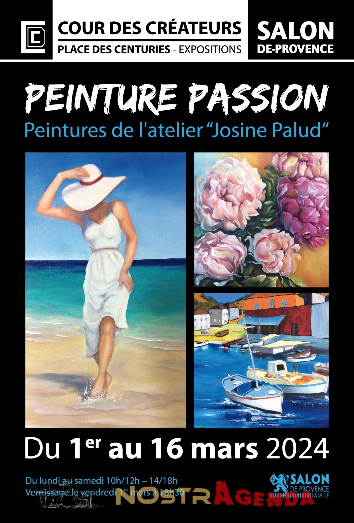 Peinture Passion » Peintures de l'atelier « Josine Palud » exposition peinture Salon agenda Nostragenda