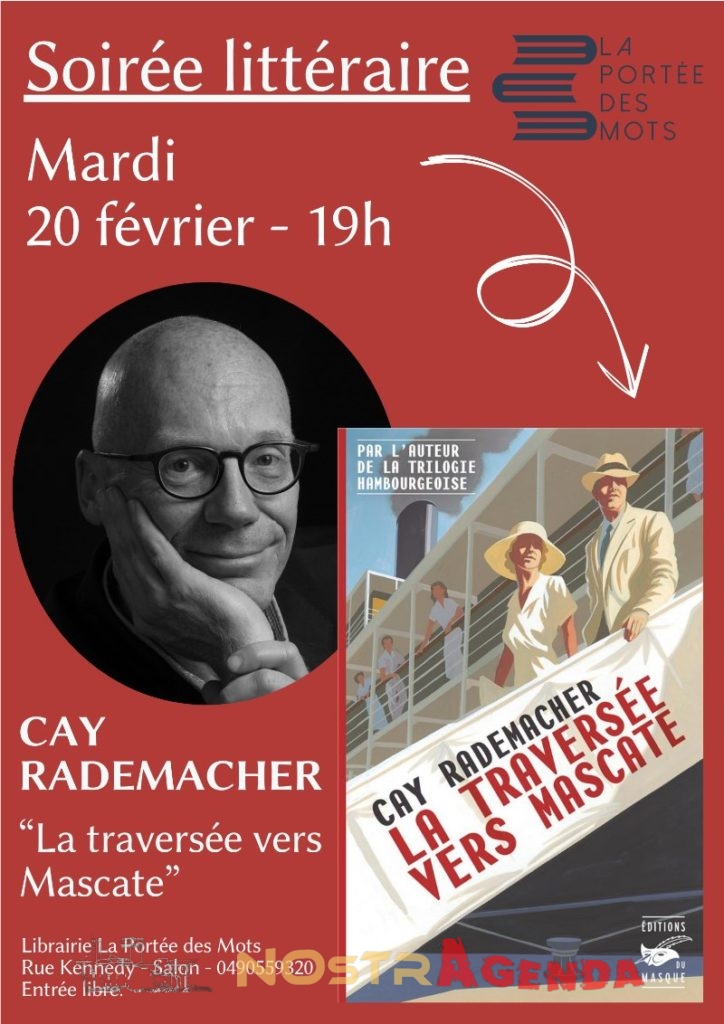 soiree litteraire 20 fevrier librairie la portee des mots agenda nostragenda