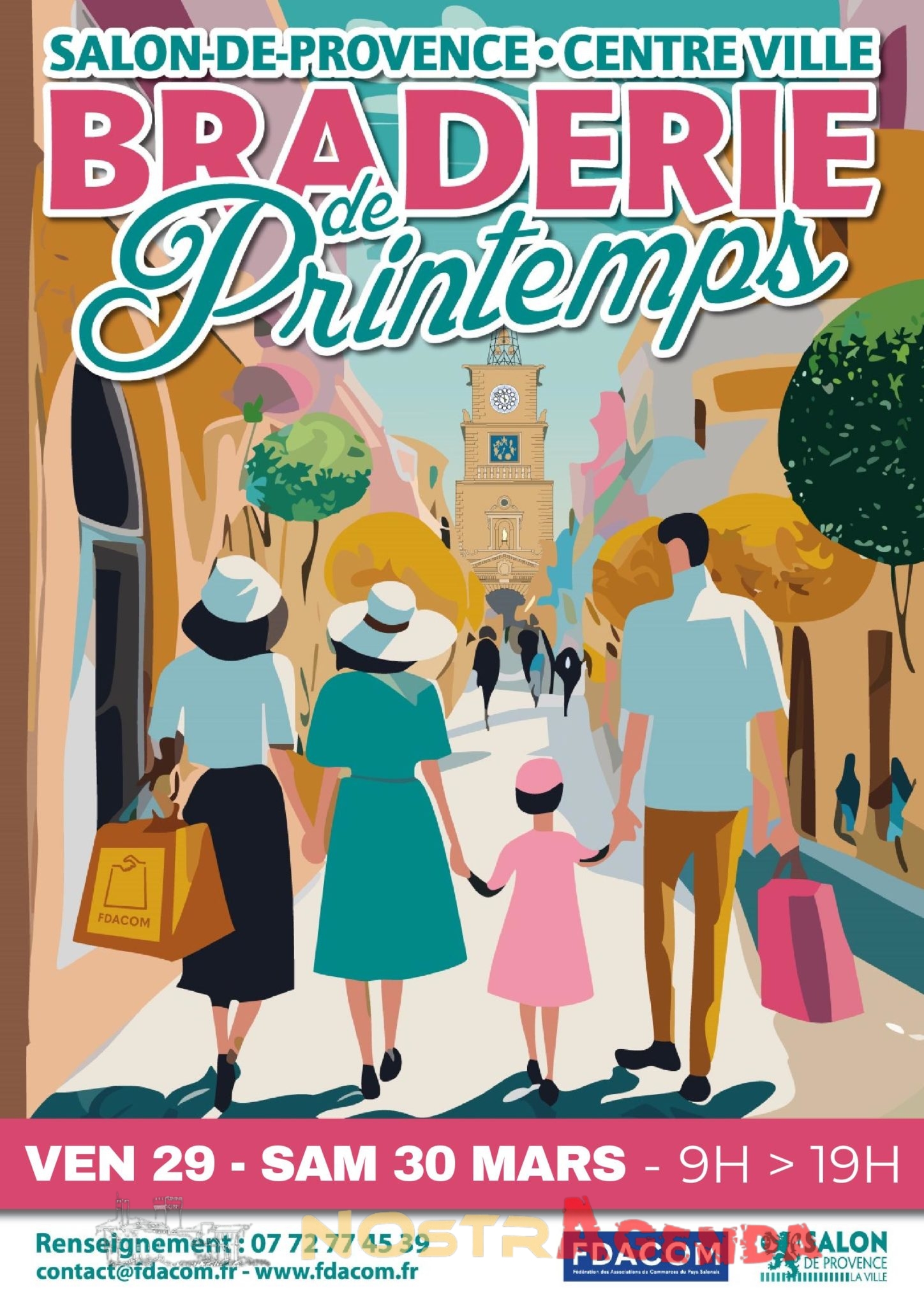 Braderie de Printemps 29 & 30 mars Salon-de-Provence agenda Nostragenda