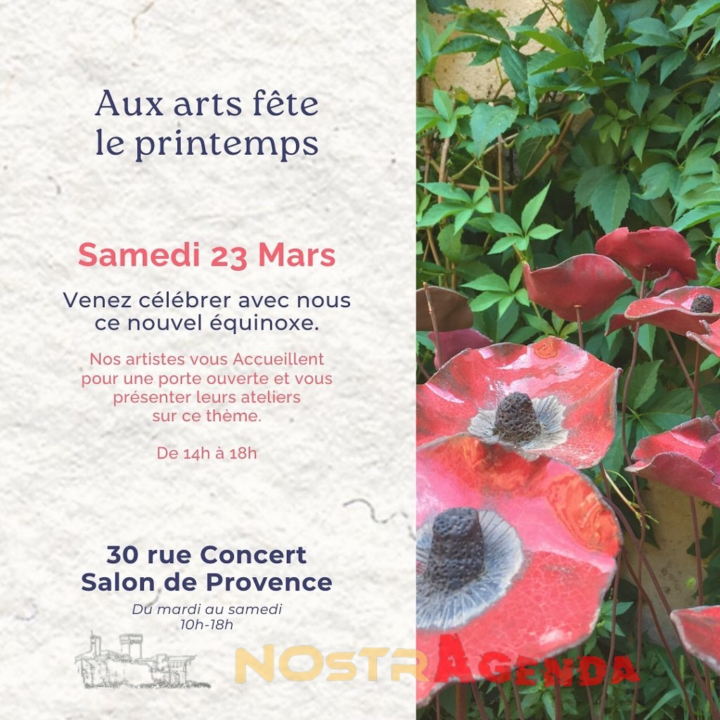 aux arts fête le printemps agenda Nostragenda Salon