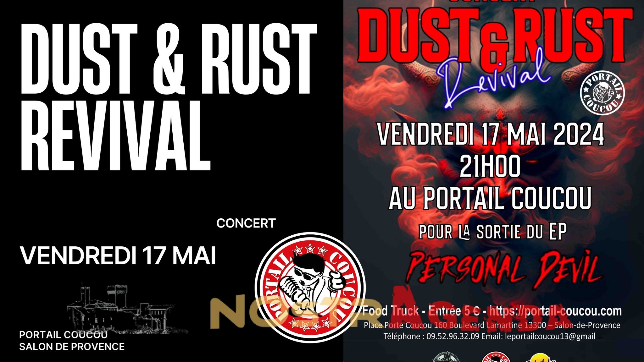 dust & rust revival Portail Coucou Salon concert Nostragenda
