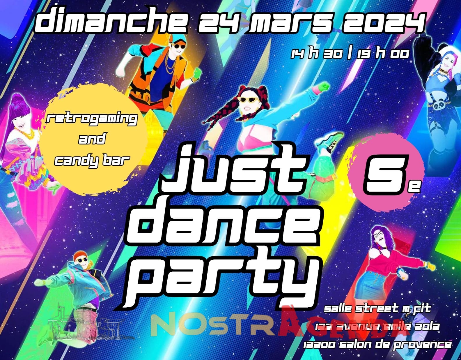 just dance party street m dance animations Salon agenda Nostragenda