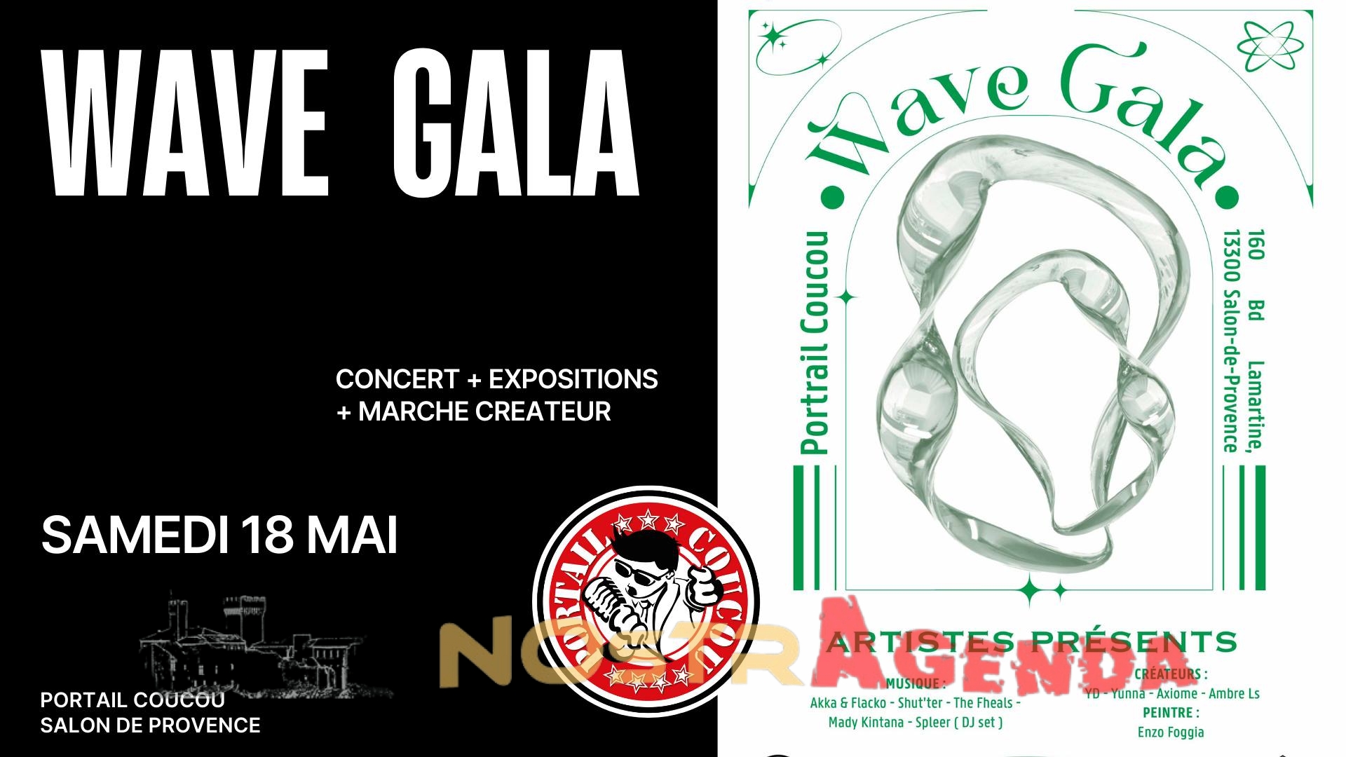 wave gala Portail Coucou Salon agenda Nostragenda Collectif MAISON