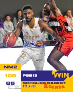 résultat PSB13 contre Sorgues Basket Club NM2