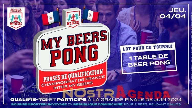 beer pong 04 avril my beers Salon agenda soirees Nostragenda