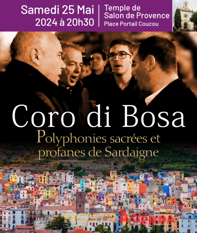 concert Coro_di_bosa temple 25 mai agenda Nostragenda Salon-de-Provence