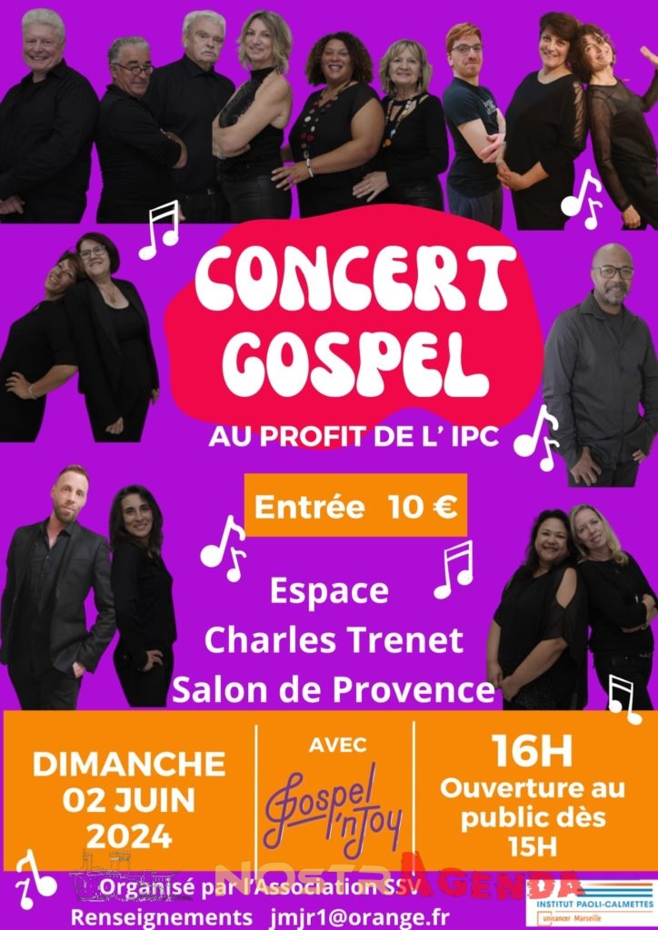 concert gospel agenda concerts Nostragenda Salon-de-Provence