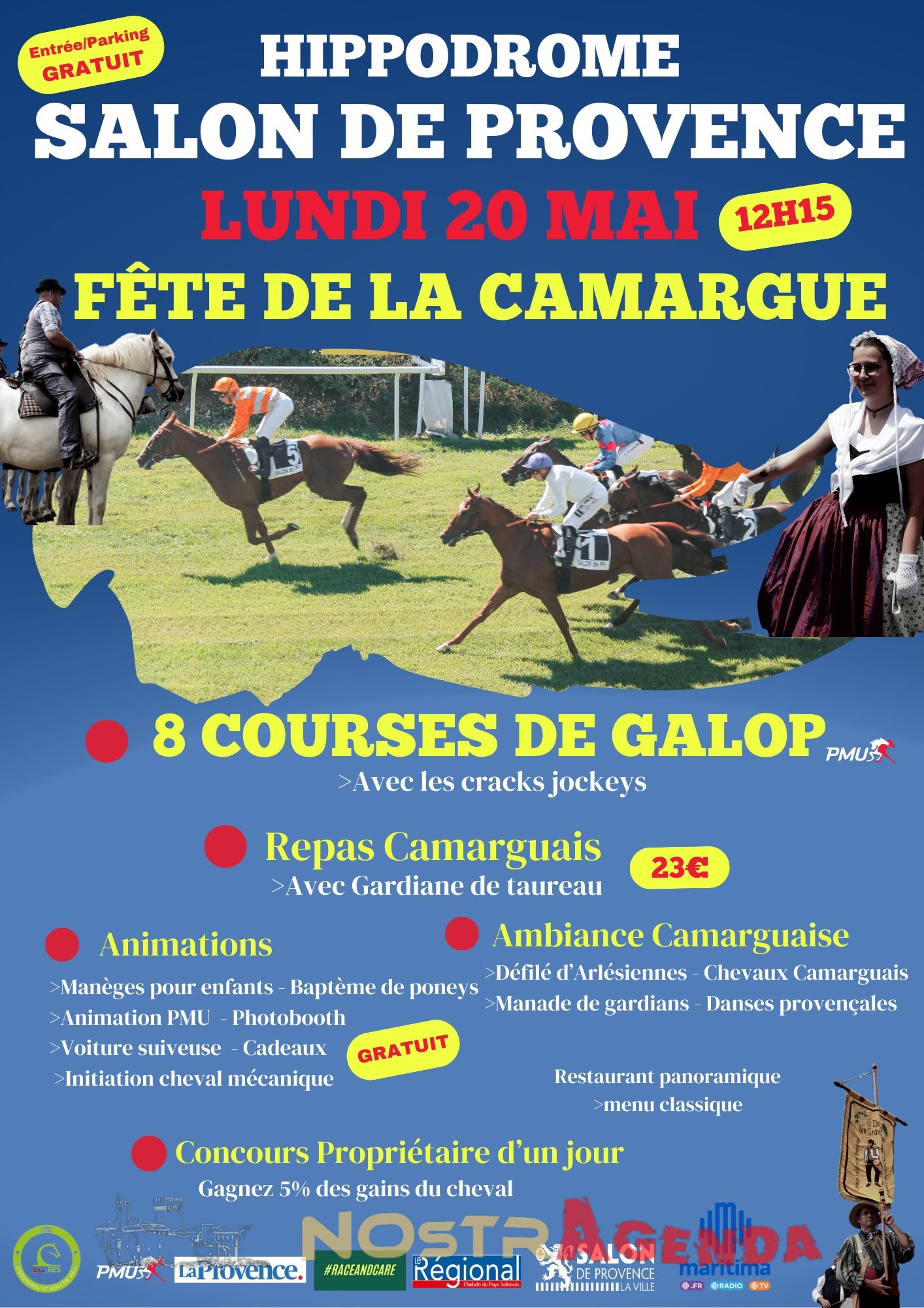 fete de la camargue hippodrome Salon agenda Nostragenda 20 mai 2024