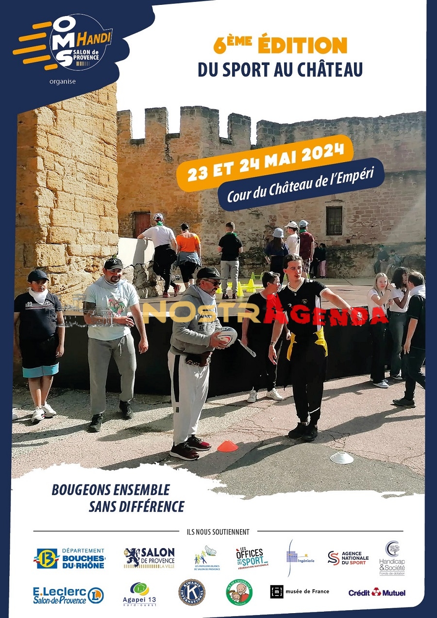 sport-au-chateau-2024-agenda nostragenda Salon-de-Provence