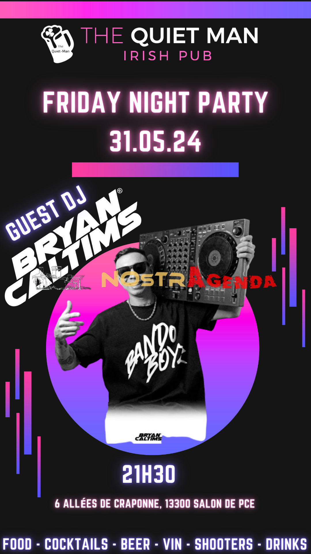 soirée DJ Salon agenda Nostragenda