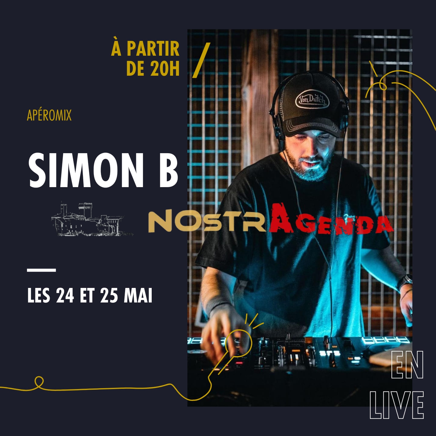 aperomix au fut & à mesure DJ Simon B agenda soirées Nostragenda sorties à Salon