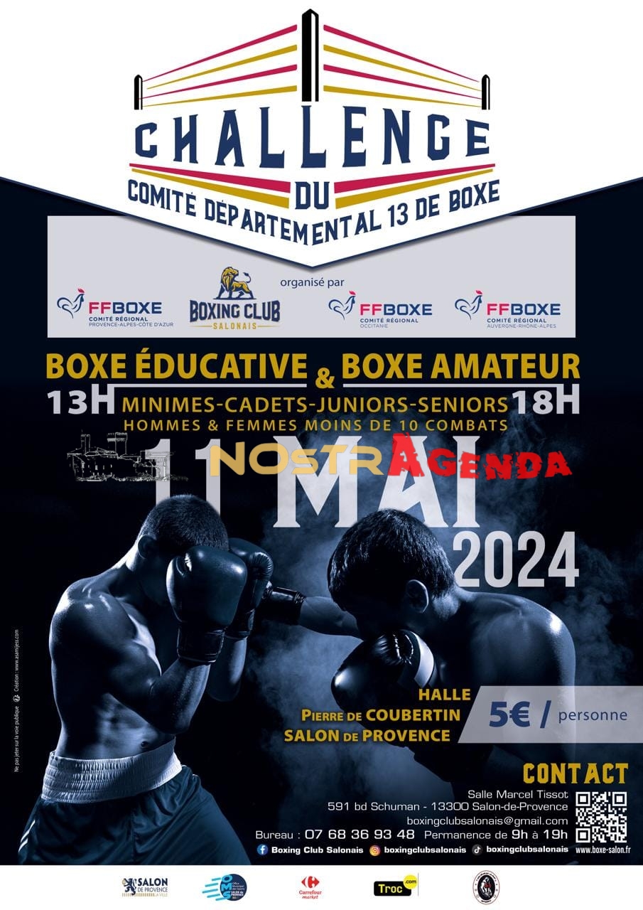 challenge boxe educative 11 mai salon agenda sport Nostragenda