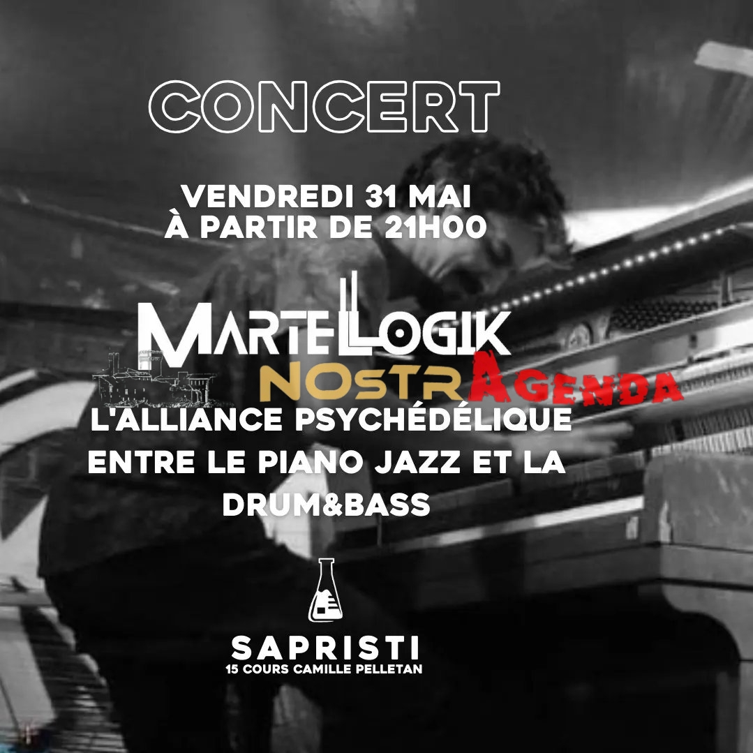 concert Martellogik Bar Sapristi Salon agenda soirées Nostragenda sortir
