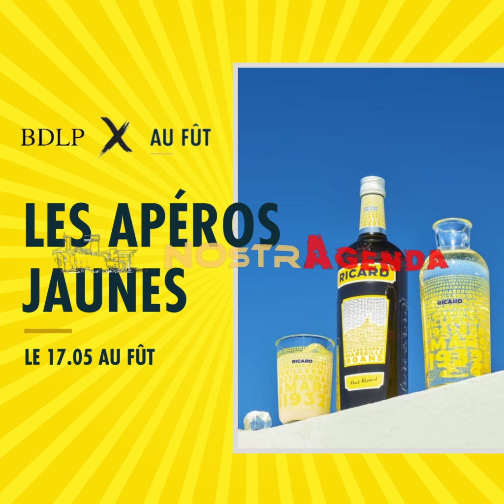les aperos jaunes bdlp au fut Salon agenda Nostragenda