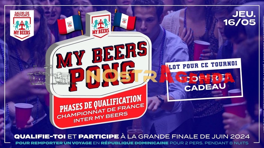 tournoi de beer pong my beers salon agenda soirée Nostragenda