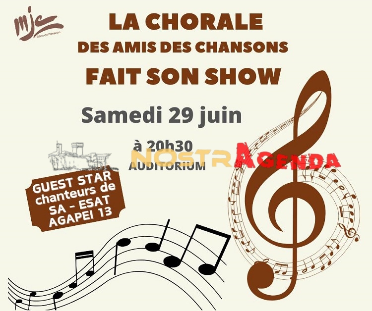 chorale des amis MJC Salon agenda soirée concert Nostragenda