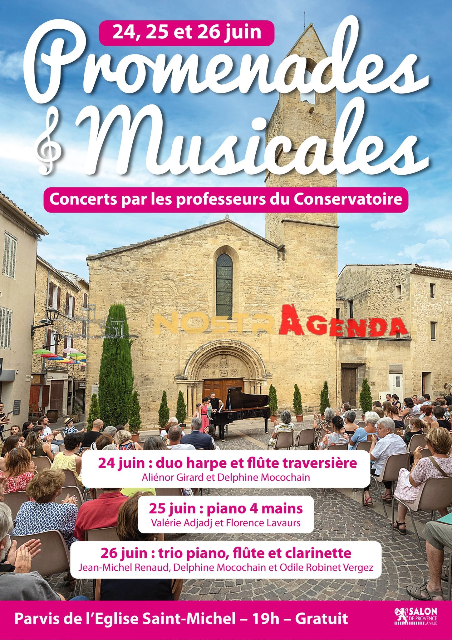 promenades musicales salon de provence soncert sorties ce soir Agenda Nostragenda