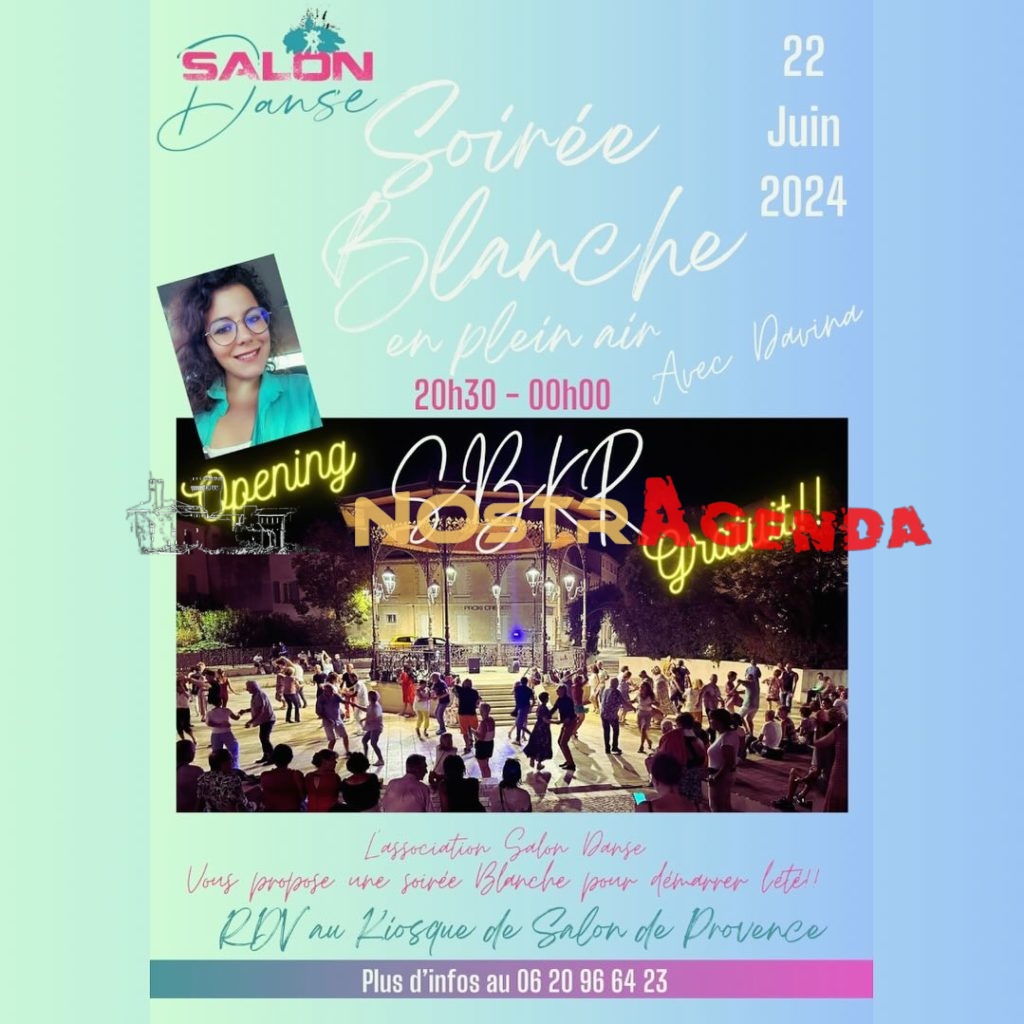 soiree blanche SBKR Salon danse agenda Nostragenda soirée au kiosque